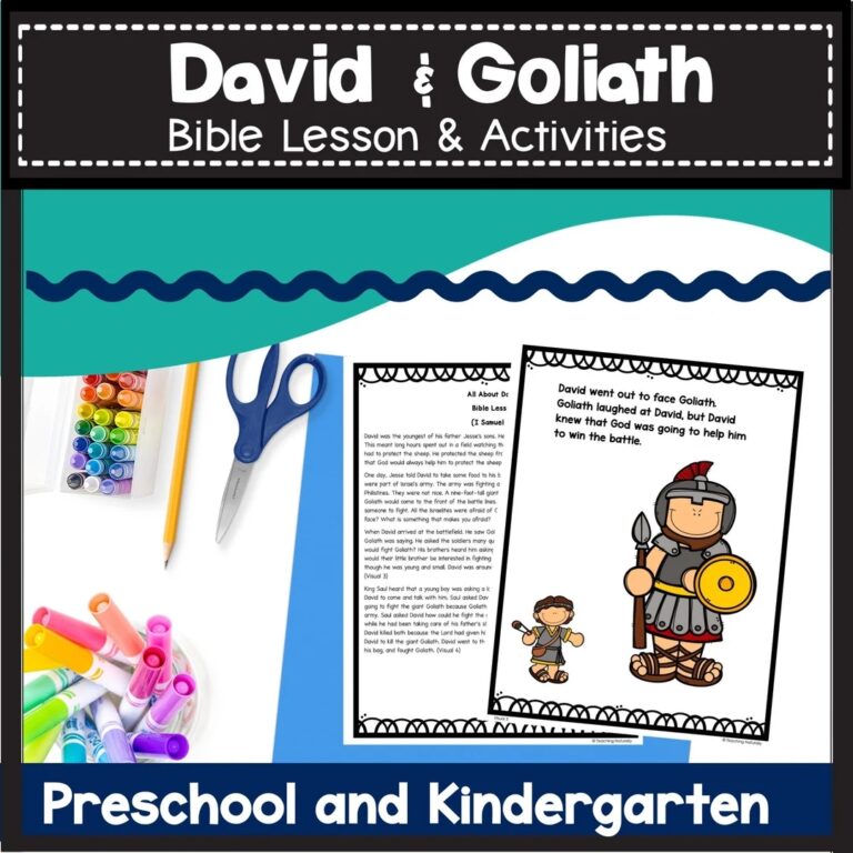 David And Goliath Bible Lesson Kids Sunday School Bible Study Kids Bible Craft Verse Coloring Christian Homeschool Resource Bible Activities Etsy