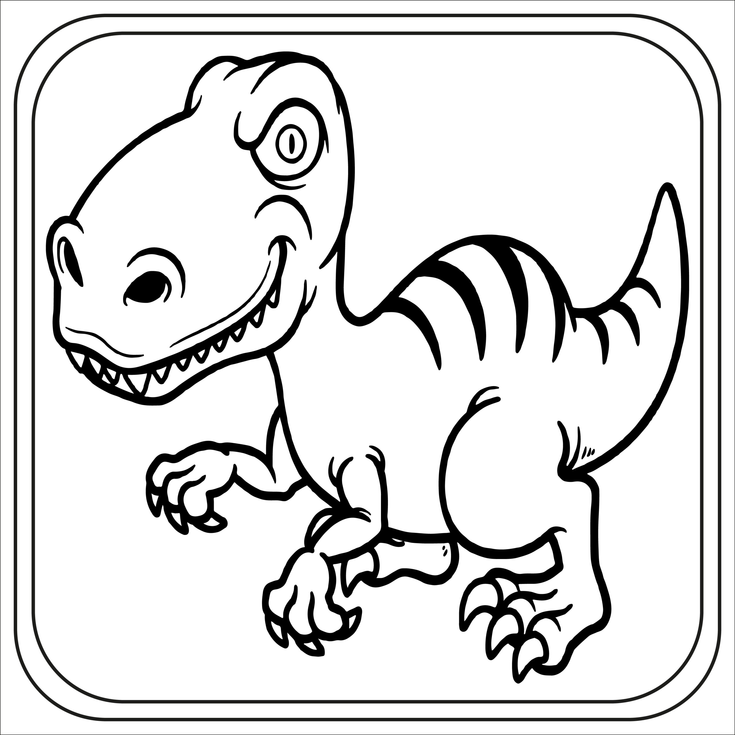 Dinosaur Coloring Pages Preschool Kindergarten First Grade 