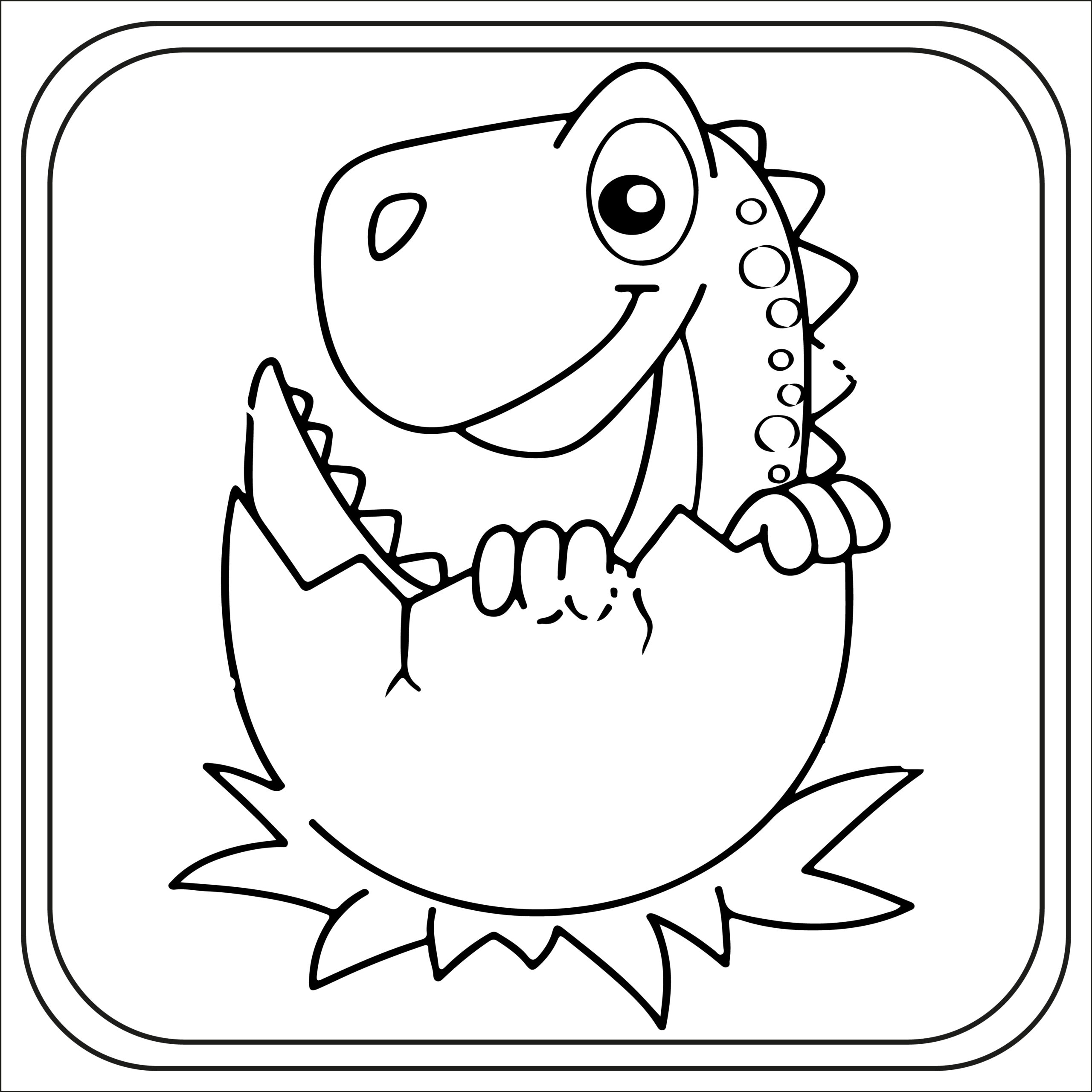 Dinosaur Coloring Pages Preschool Kindergarten First Grade 