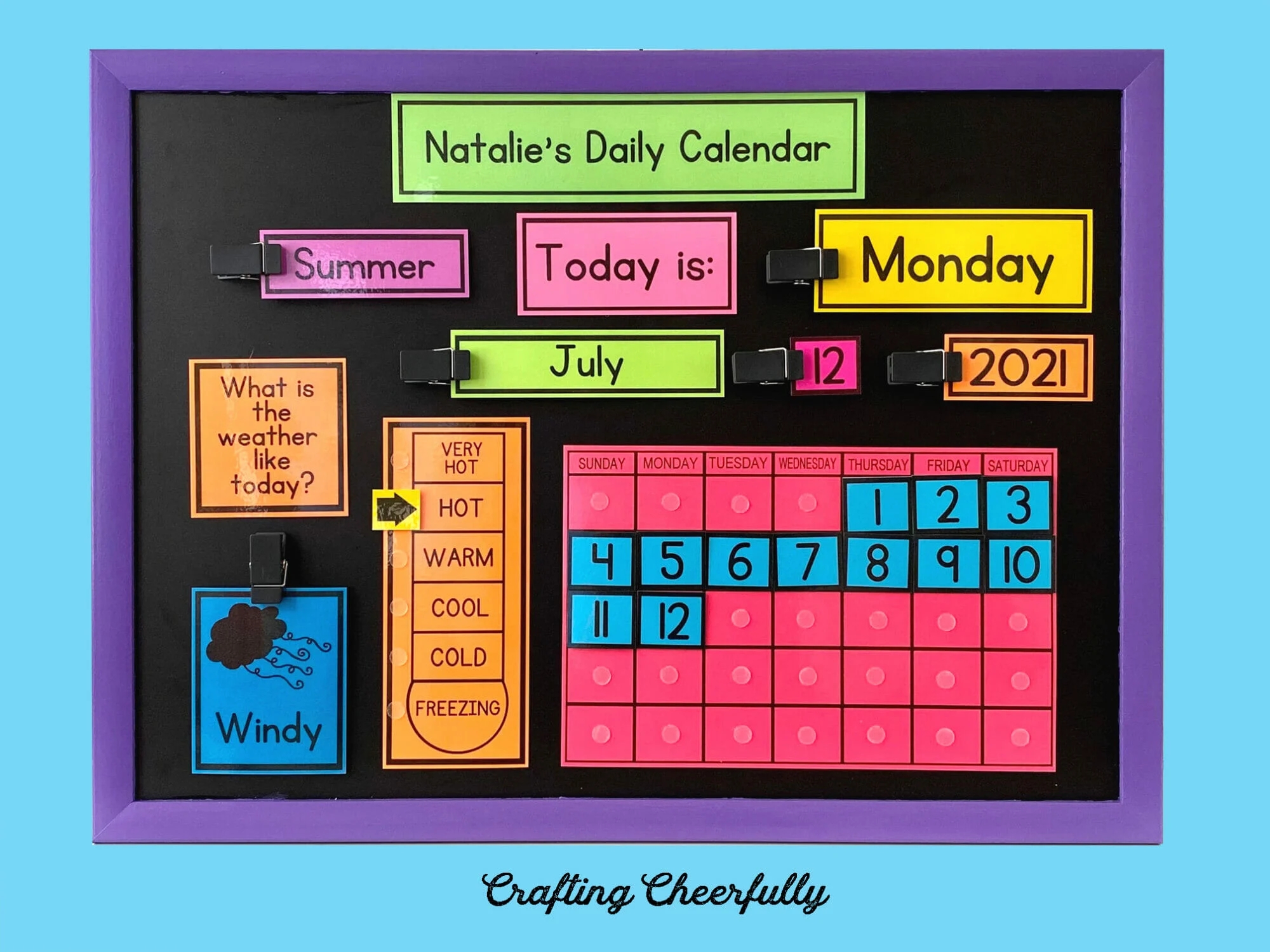 DIY Children s Calendar Free Calendar Printables In Multiple Languages 