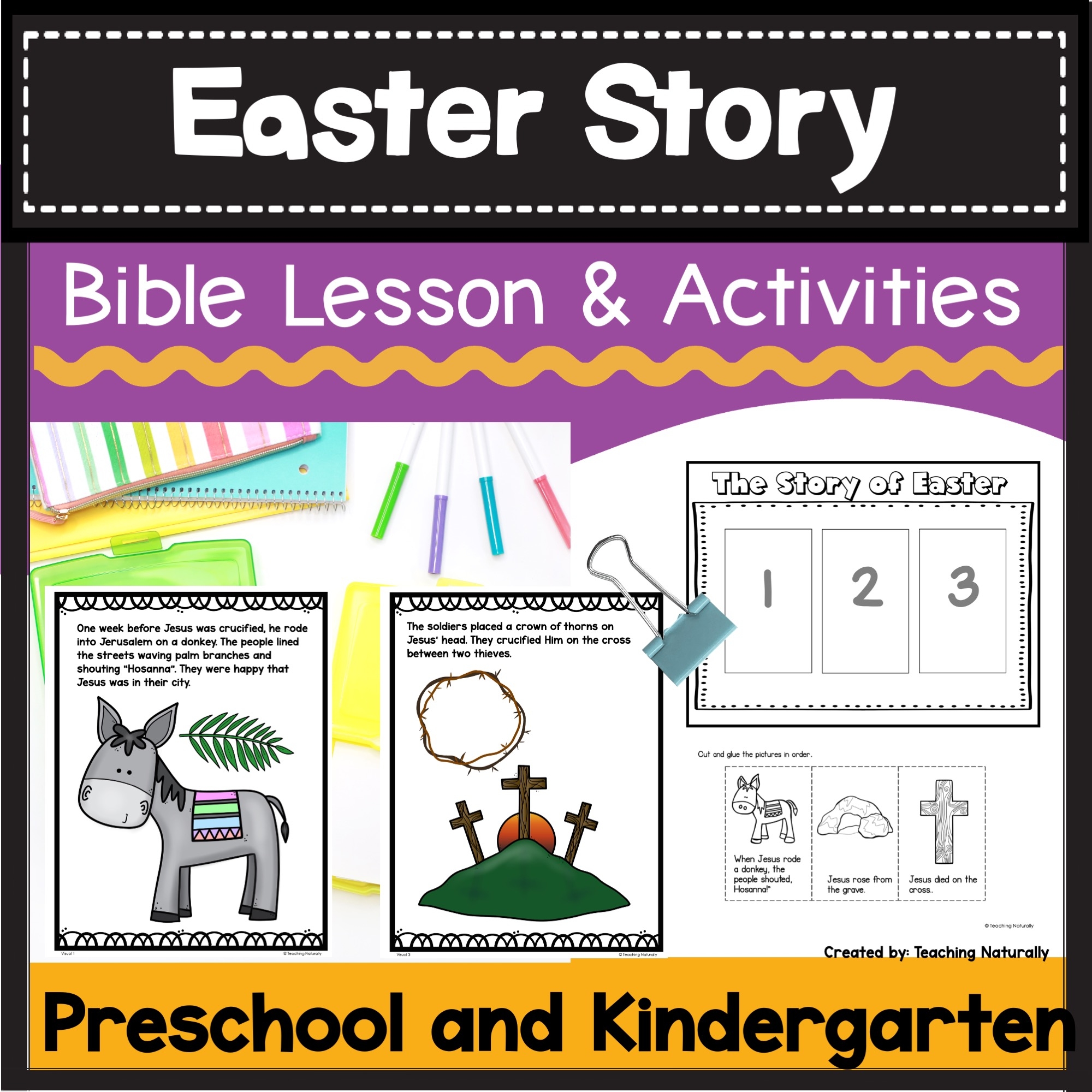 Easter Bible Lesson And Activities For Preschool U0026 Kindergarten Made By Teachers