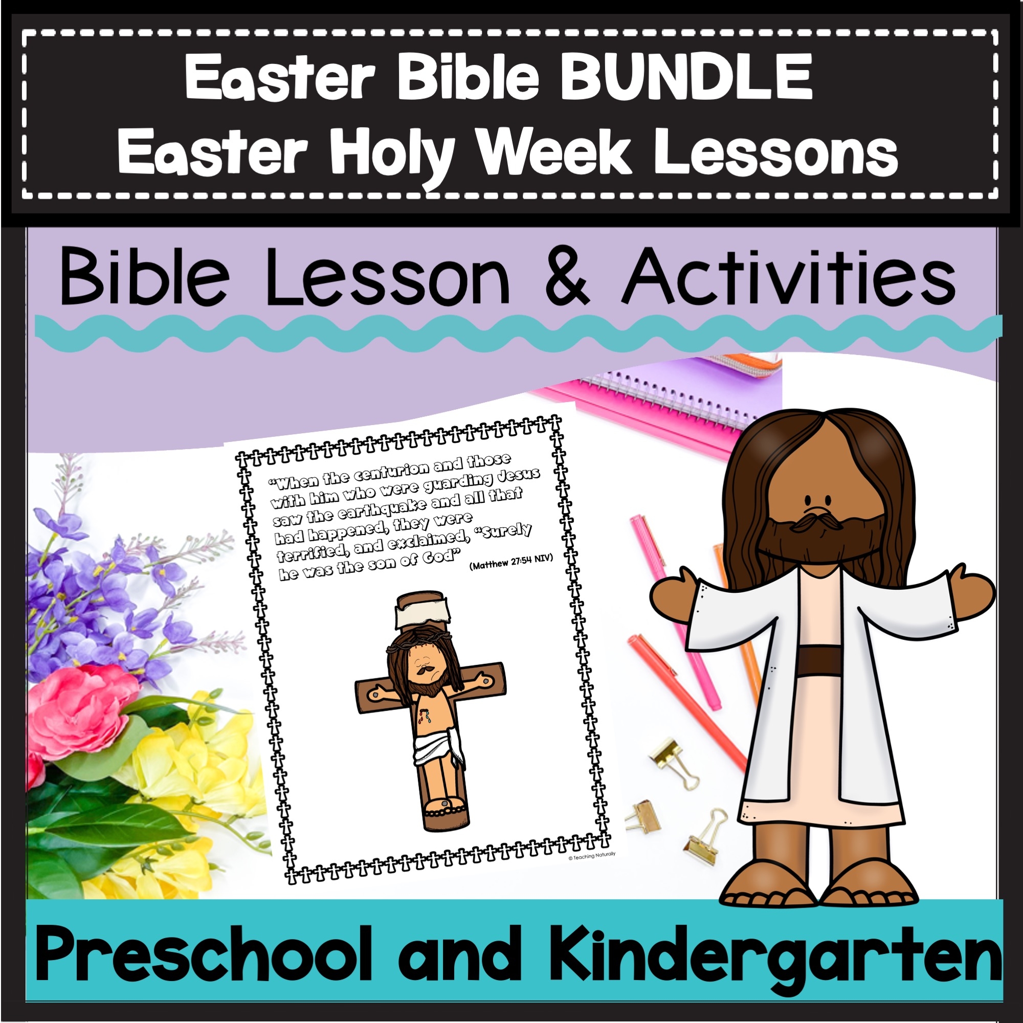 Easter Bible Lesson Bundle For Preschool Kindergarten Made By Teachers Easter Bible Lesson Bundle For Preschool Kindergarten Made By Teachers