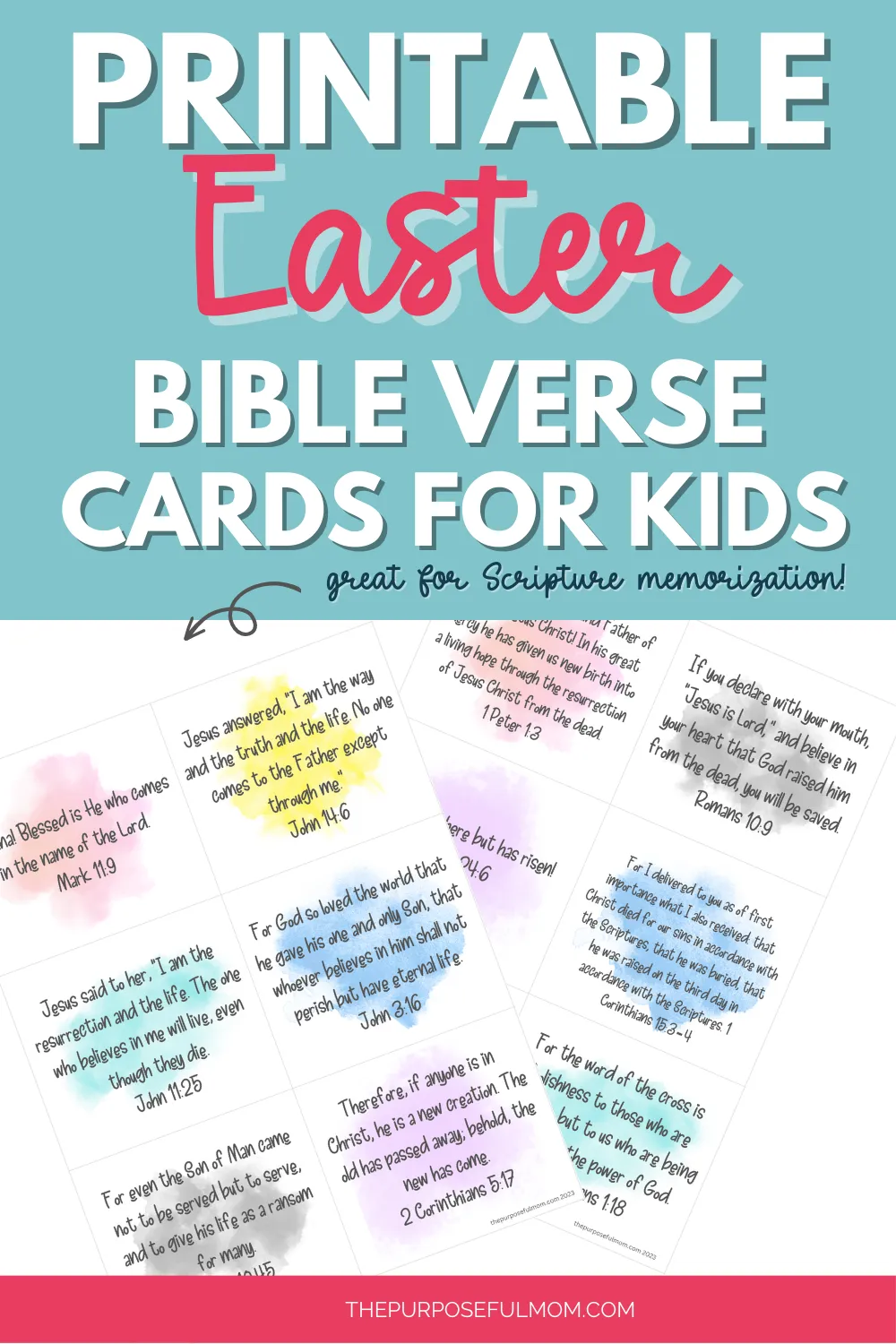 Free Printable Bible Verses For Preschoolers
