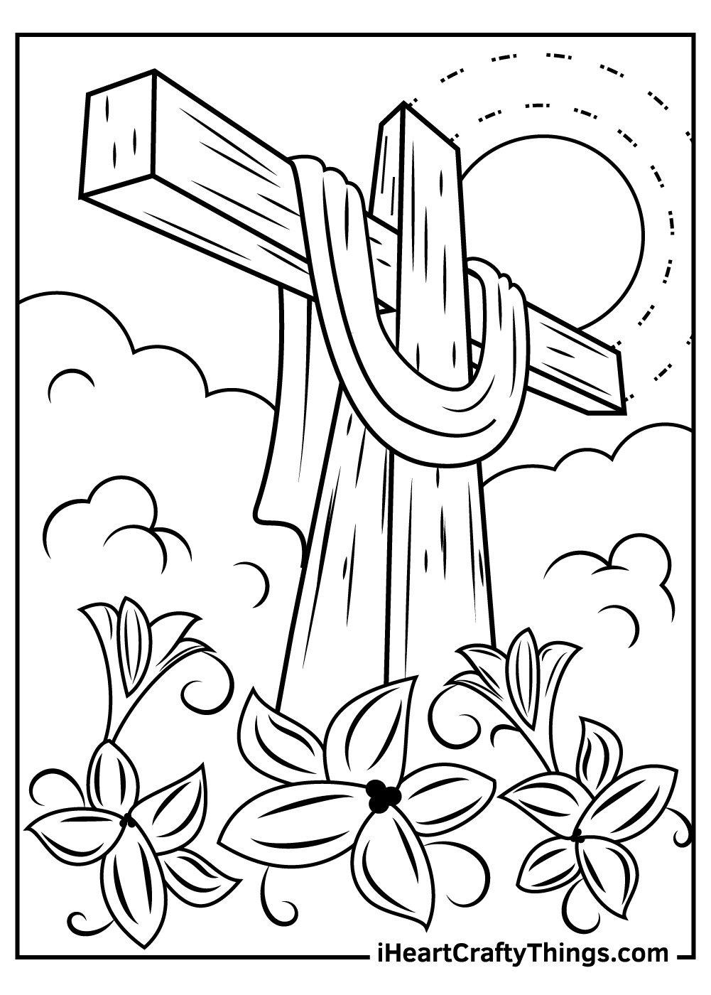Religious Preschool Easter Coloring Pages