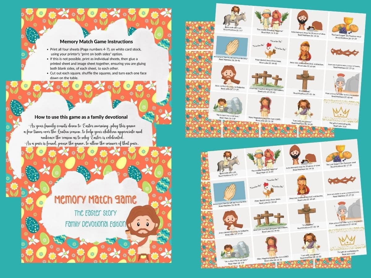 Easter Game Matching Game For Families Fun Happy Home