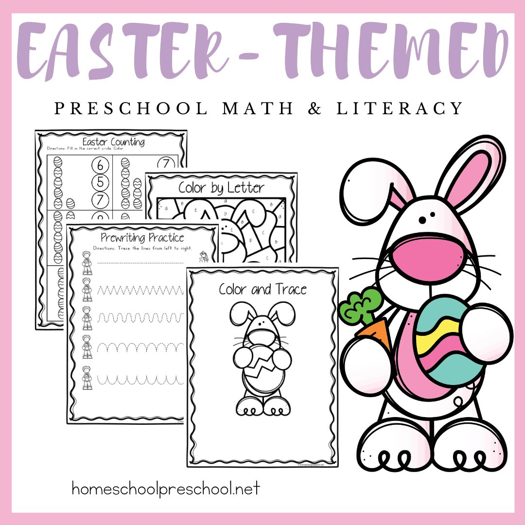 Easter Worksheets For Preschool Homeschool Preschool Shop