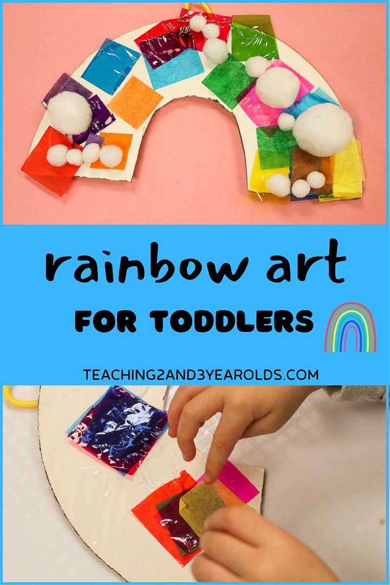 Easy Colorful Toddler Rainbow Craft