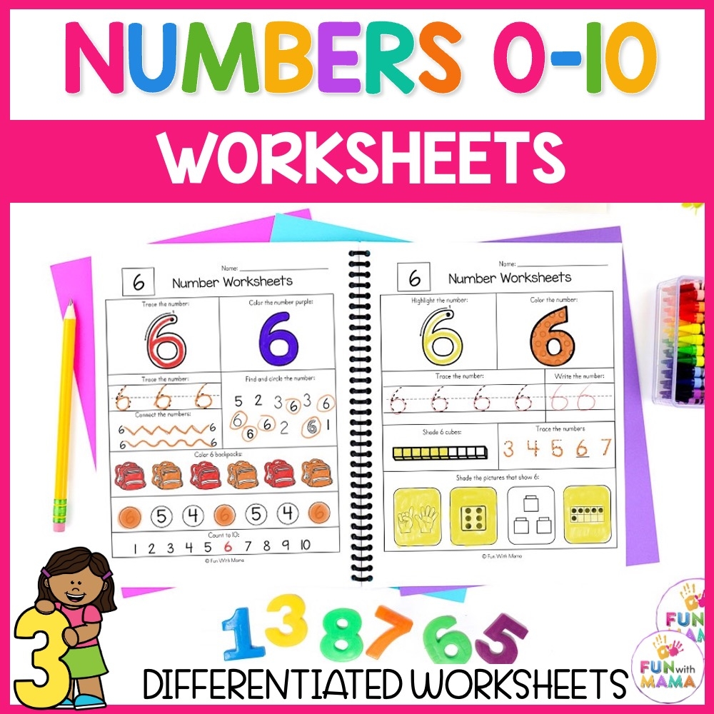 Engaging Preschool Number Worksheets FREE Printable 