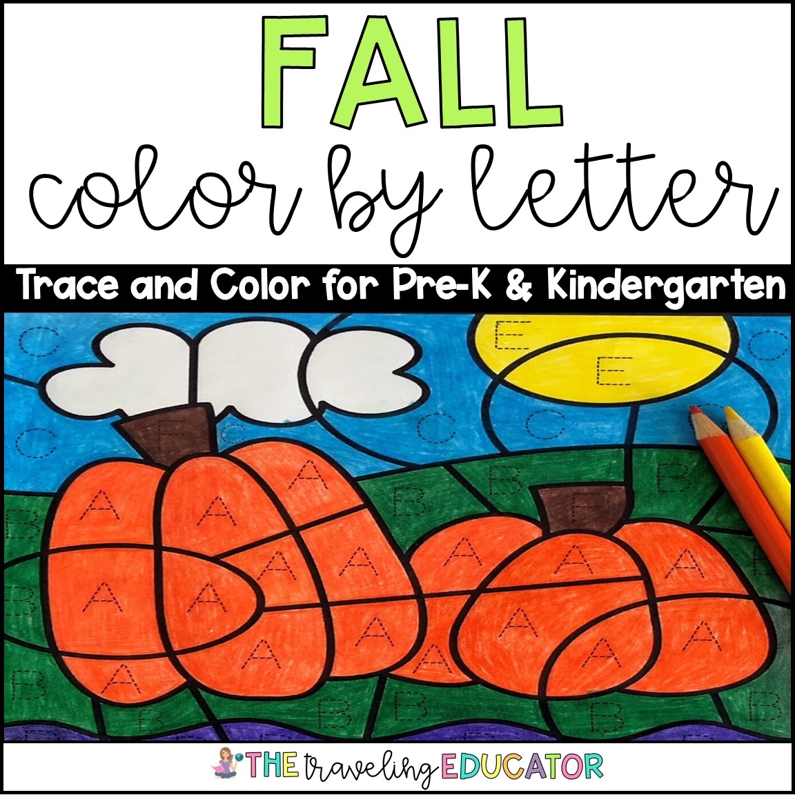 Fall Color By Letters The Traveling Educator Fall Color By Letters The Traveling Educator