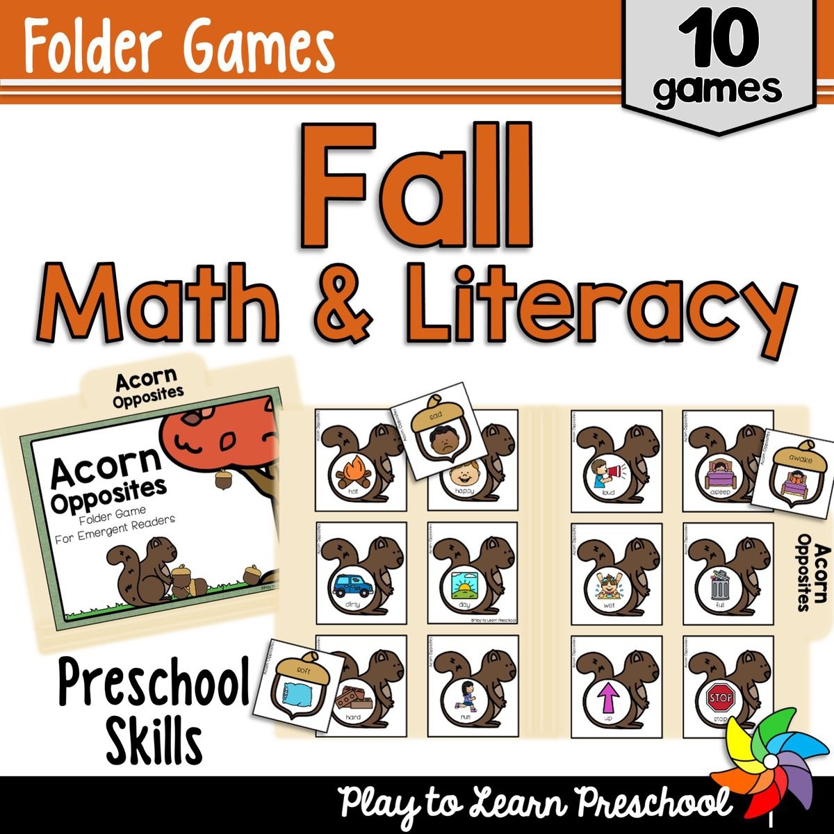 Fall Folder Games Preschool Skills Fall Folder Games Preschool Skills