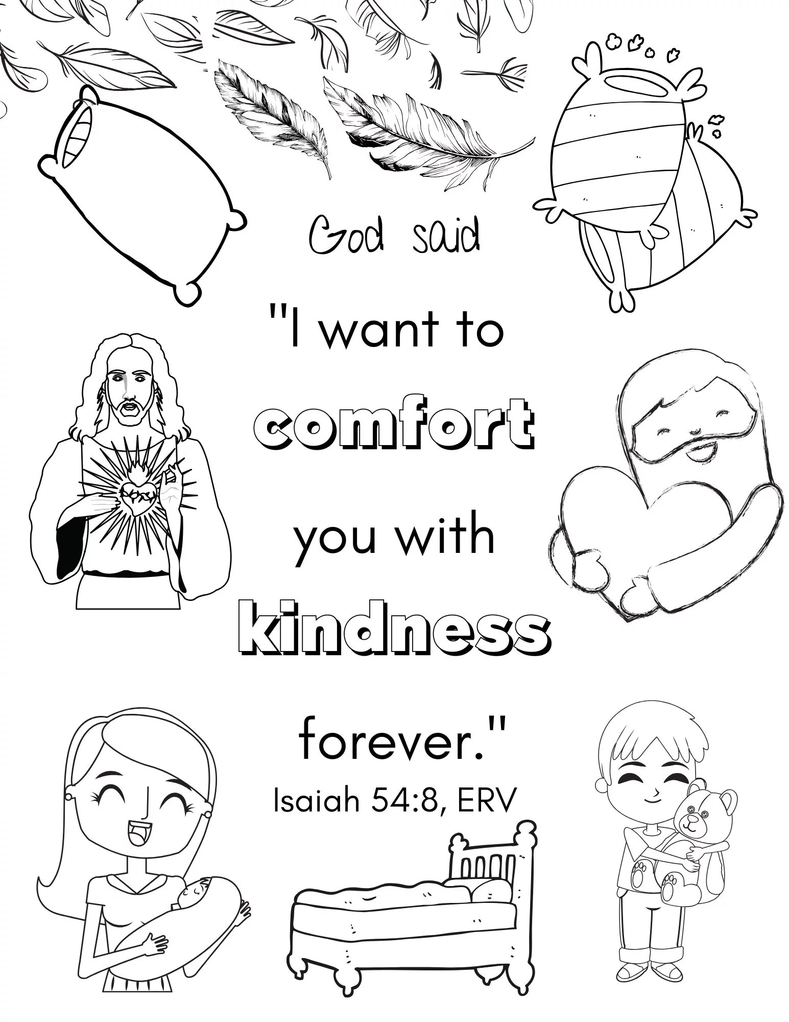 Free Bible Coloring Pages For Kids Download Now Gentle Christian Parenting