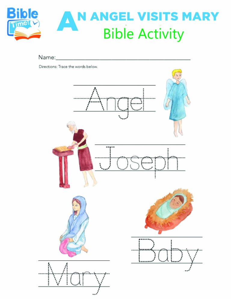 Free Bible Printables For Kids Printable Party Favors