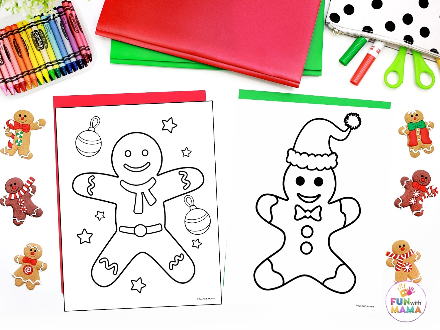 Preschool Coloring Pages For Christmas