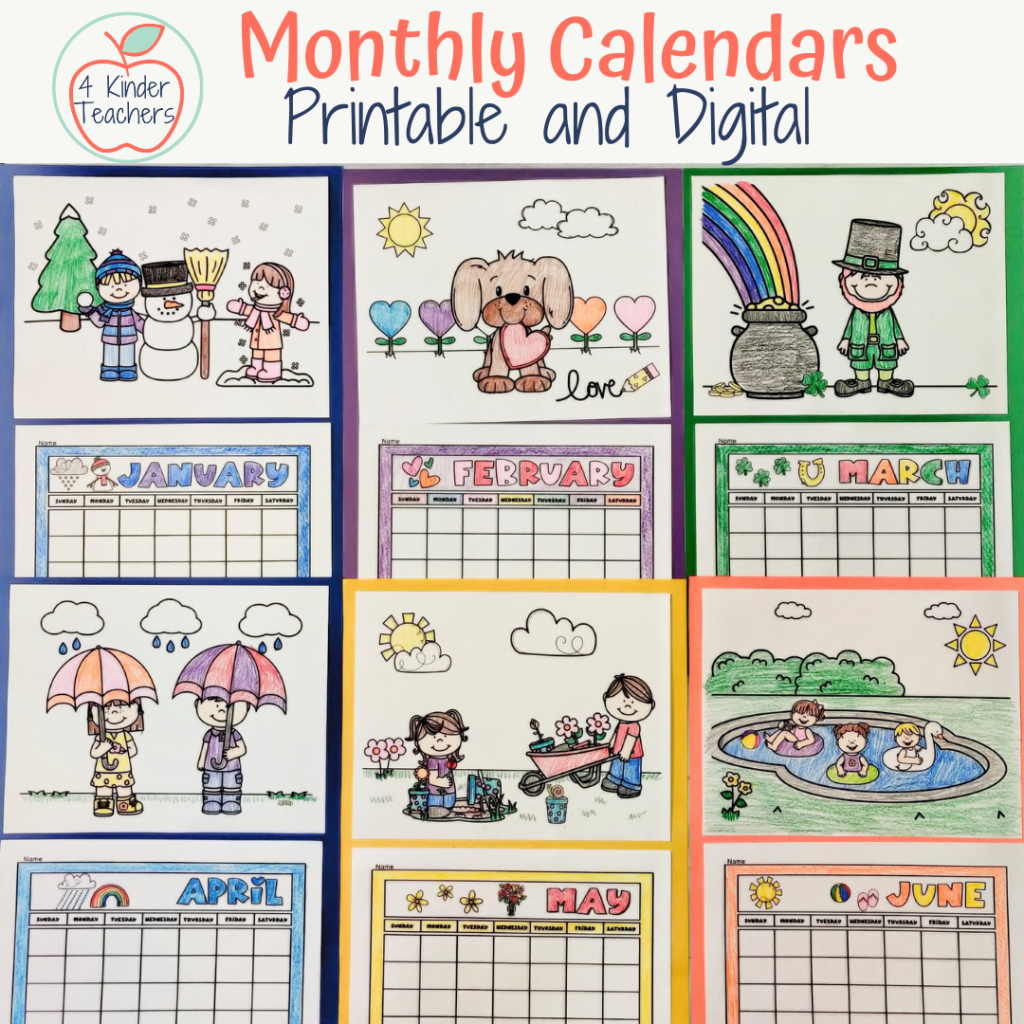 Free Free Printable Calendar For Kindergarten Download Free Free Printable Calendar For Kindergarten Png Images Free Worksheets On Clipart Library