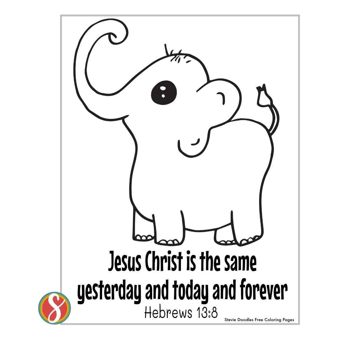 Preschool Biblical Coloring Pages