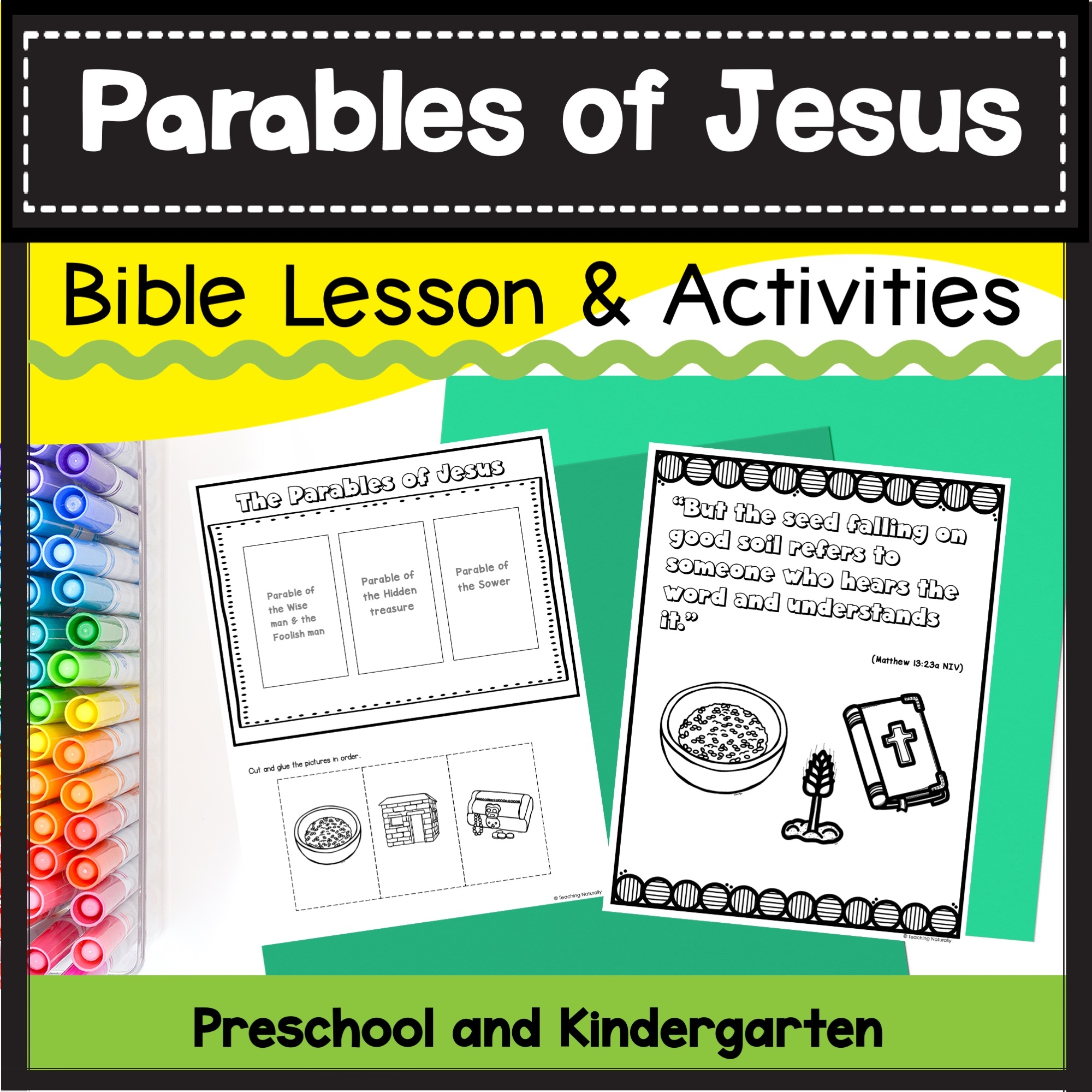 Free Parables Of Jesus Bible Lesson And Activities For Preschool U0026 Kindergarten Made By Teachers