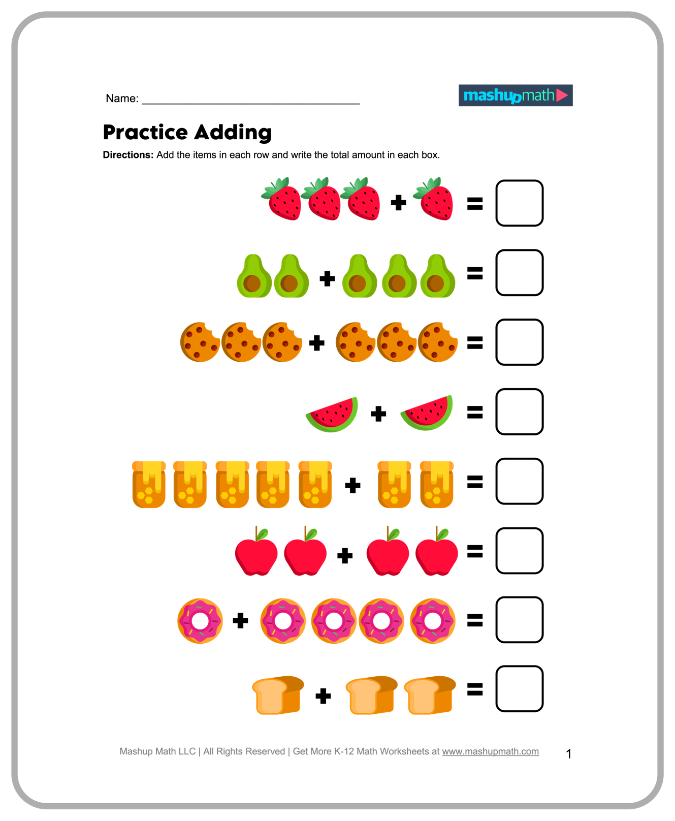 Free Preschool Math Worksheets Printable Mashup Math Free Preschool Math Worksheets Printable Mashup Math