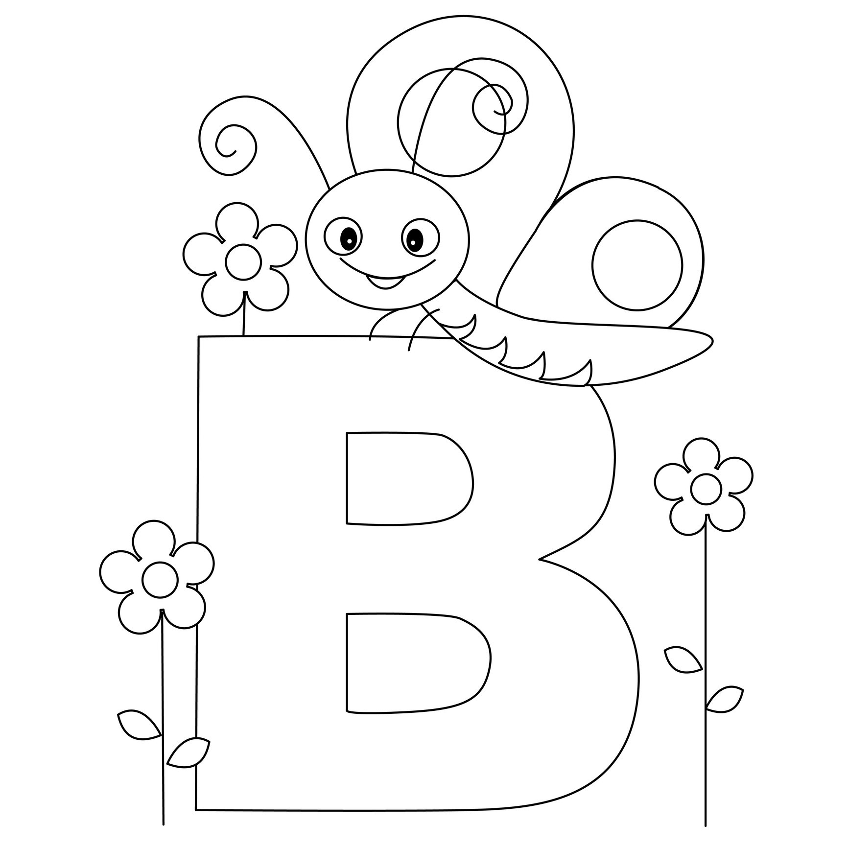 Alphabet Color Sheets For Preschool