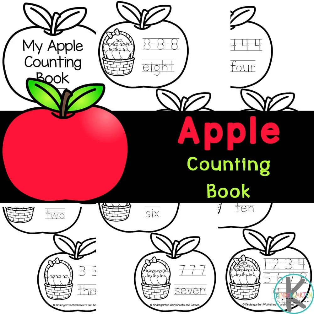 FREE Printable Apple Counting Book 0 10 FREE Printable Apple Counting Book 0 10