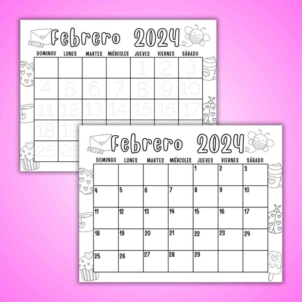 Free Printable Calendar For Kids Dated And Undated 2024 2025 