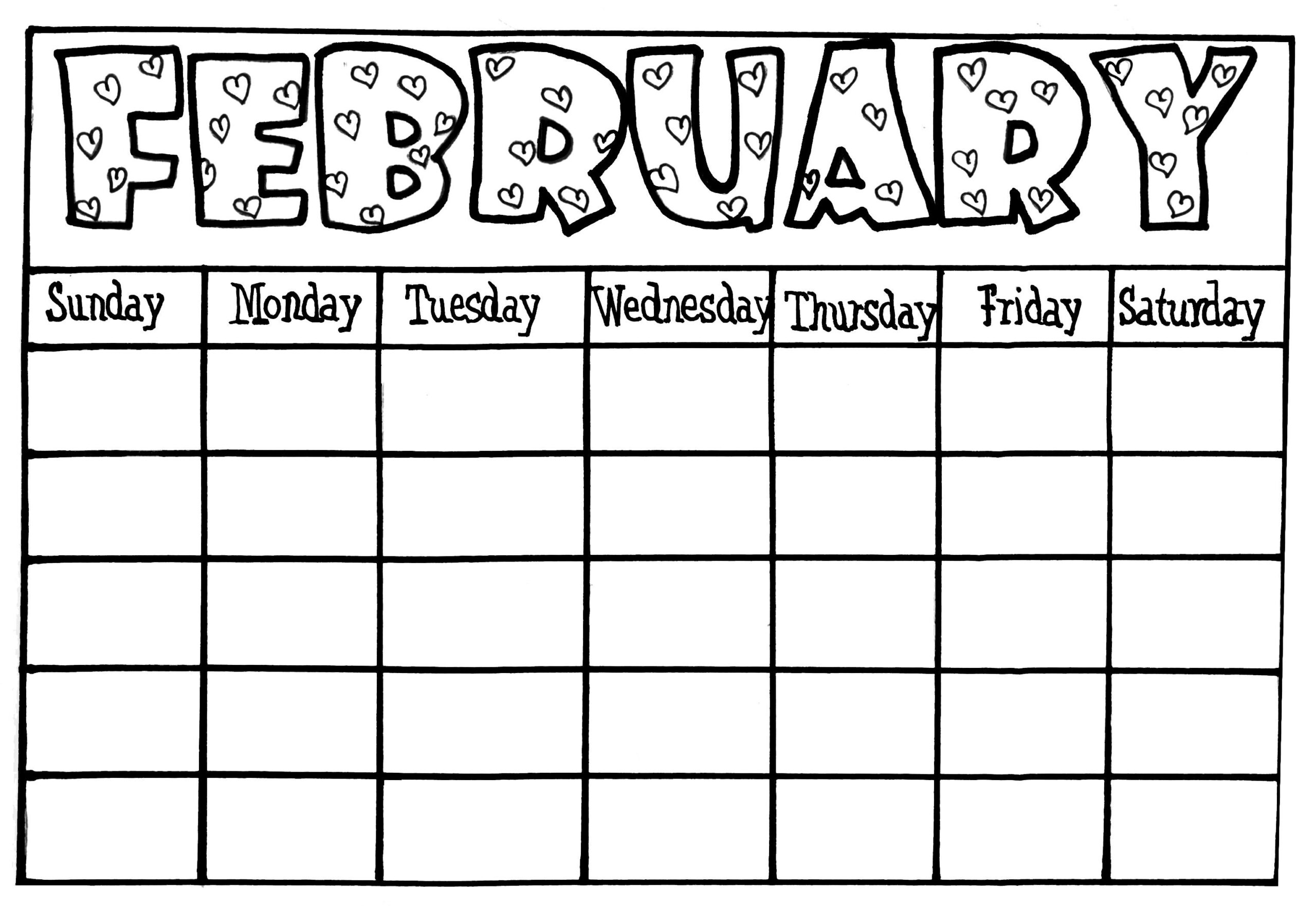 Preschool Calendars Printable Free