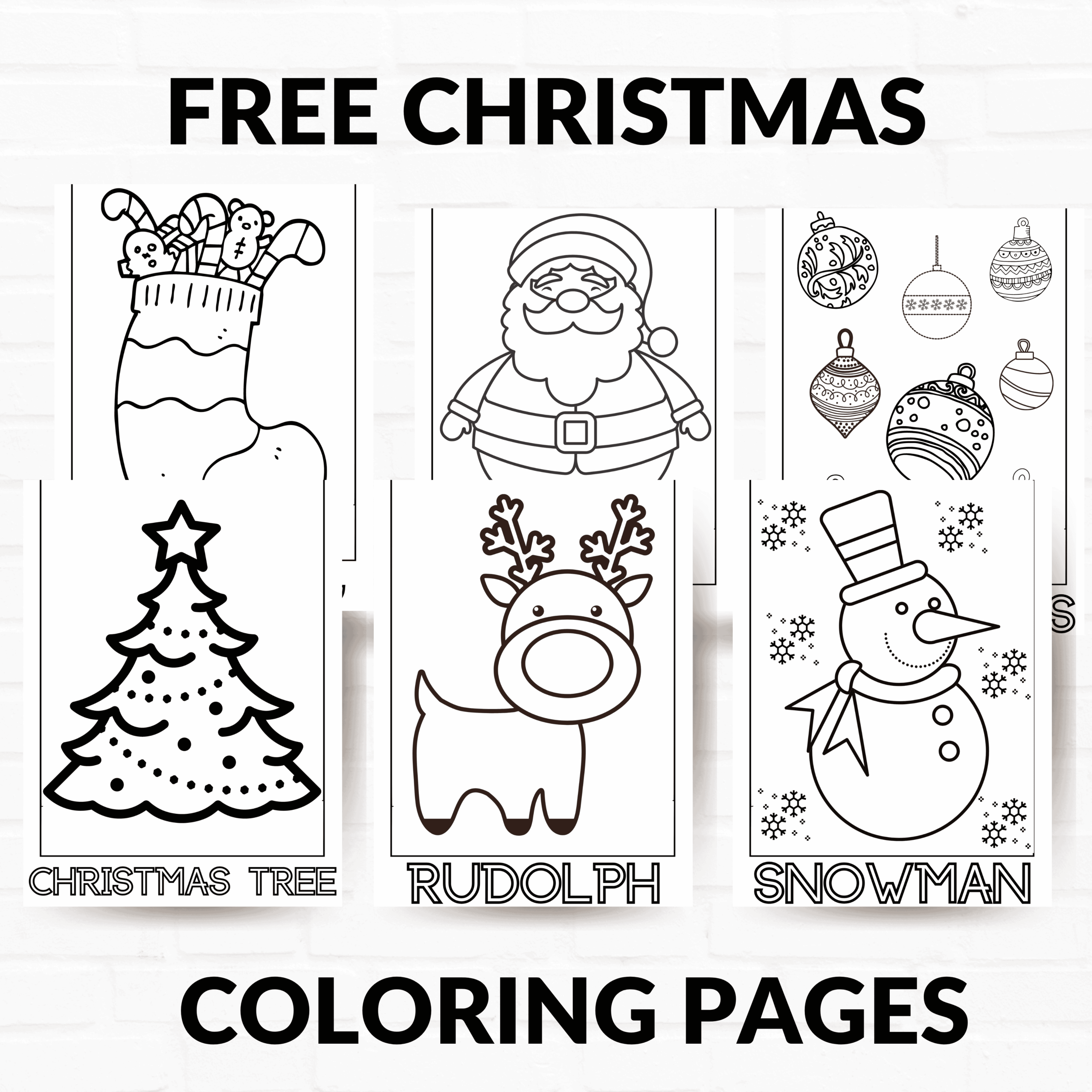 Coloring Pages For Preschoolers Christmas