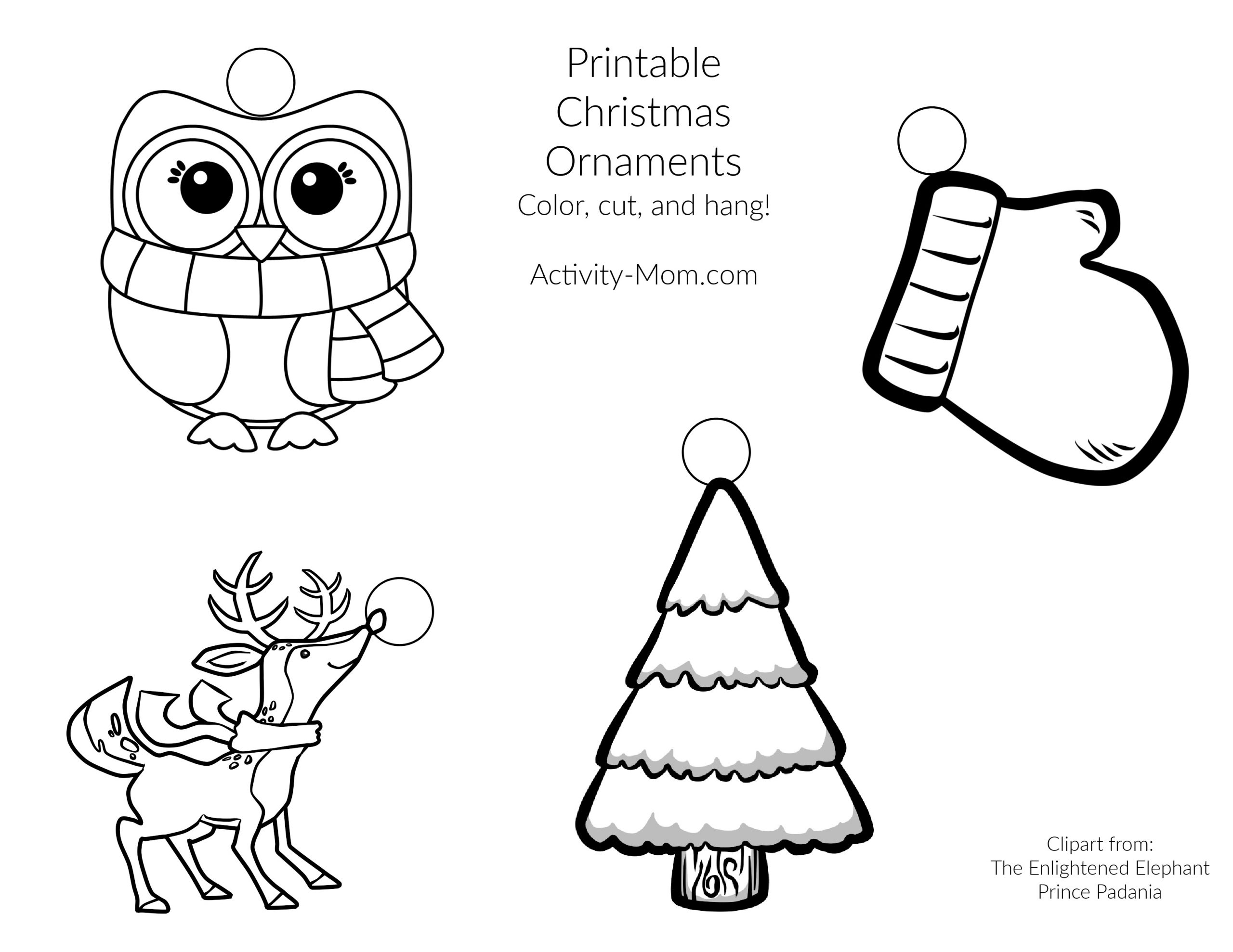 Printable Preschool Christmas Crafts