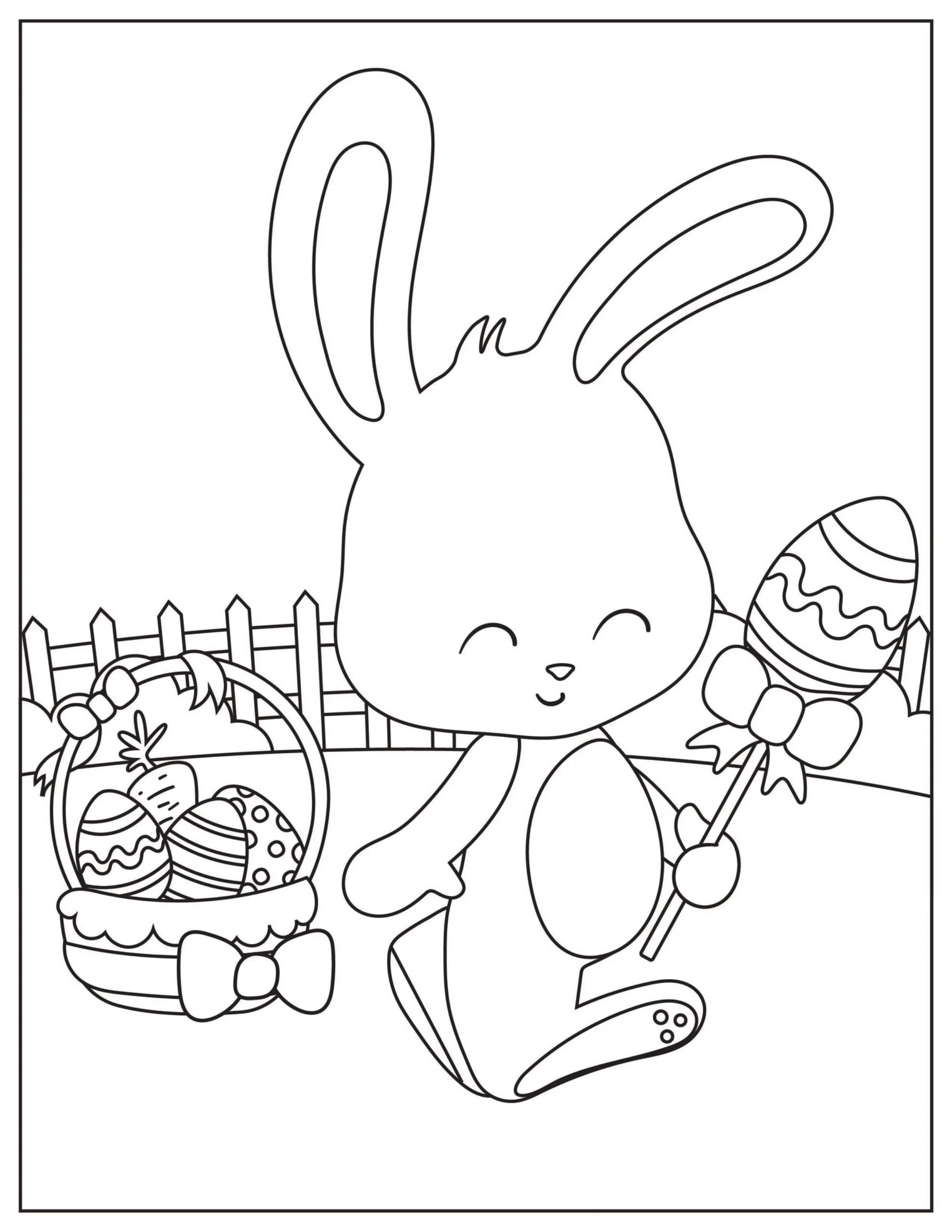 Easter Coloring Page Preschool