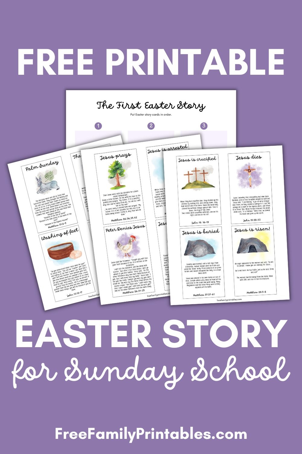 Bible Story Printables For Preschoolers