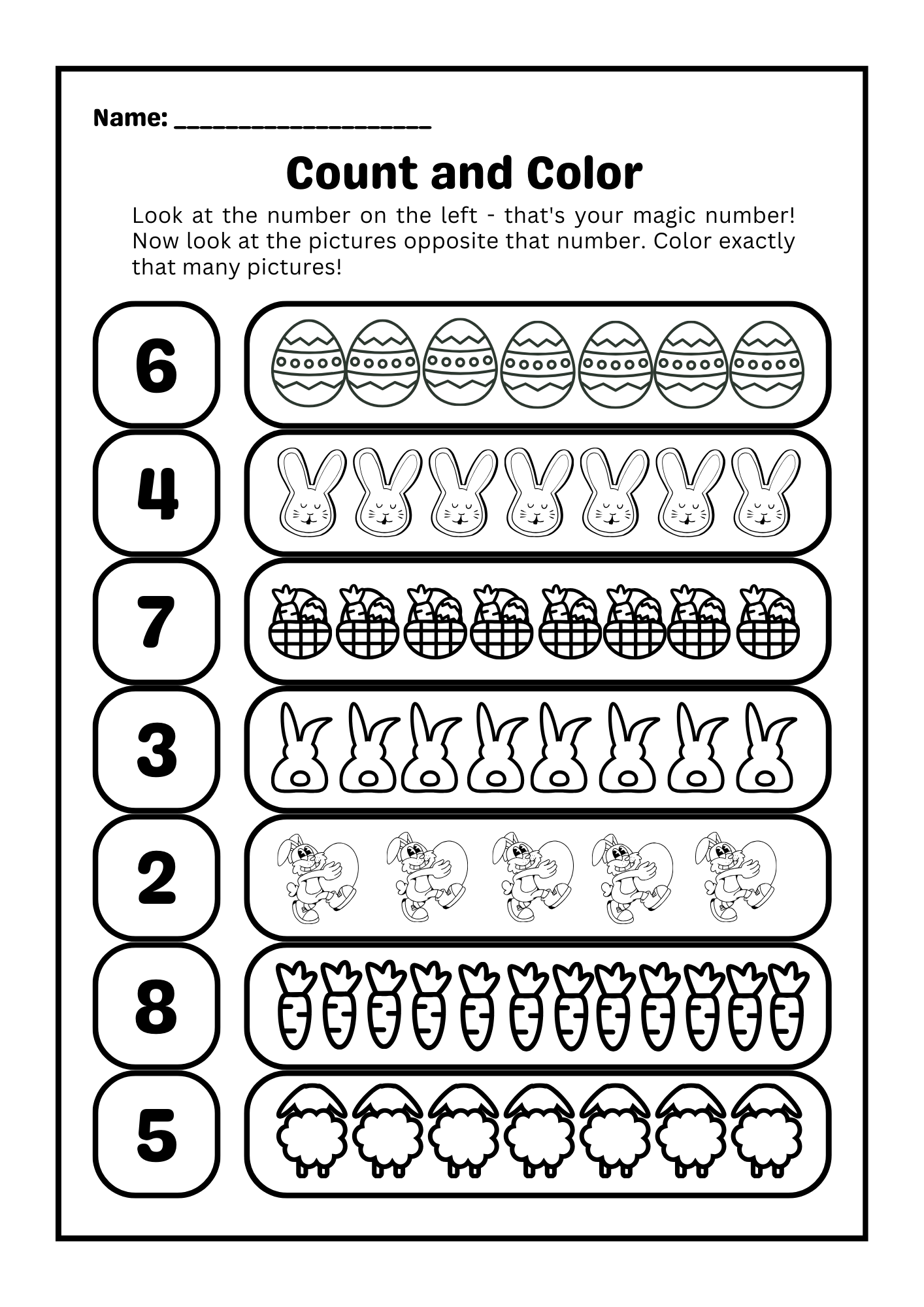 Free Printable Easter Worksheets For Kids Free Printable Easter Worksheets For Kids