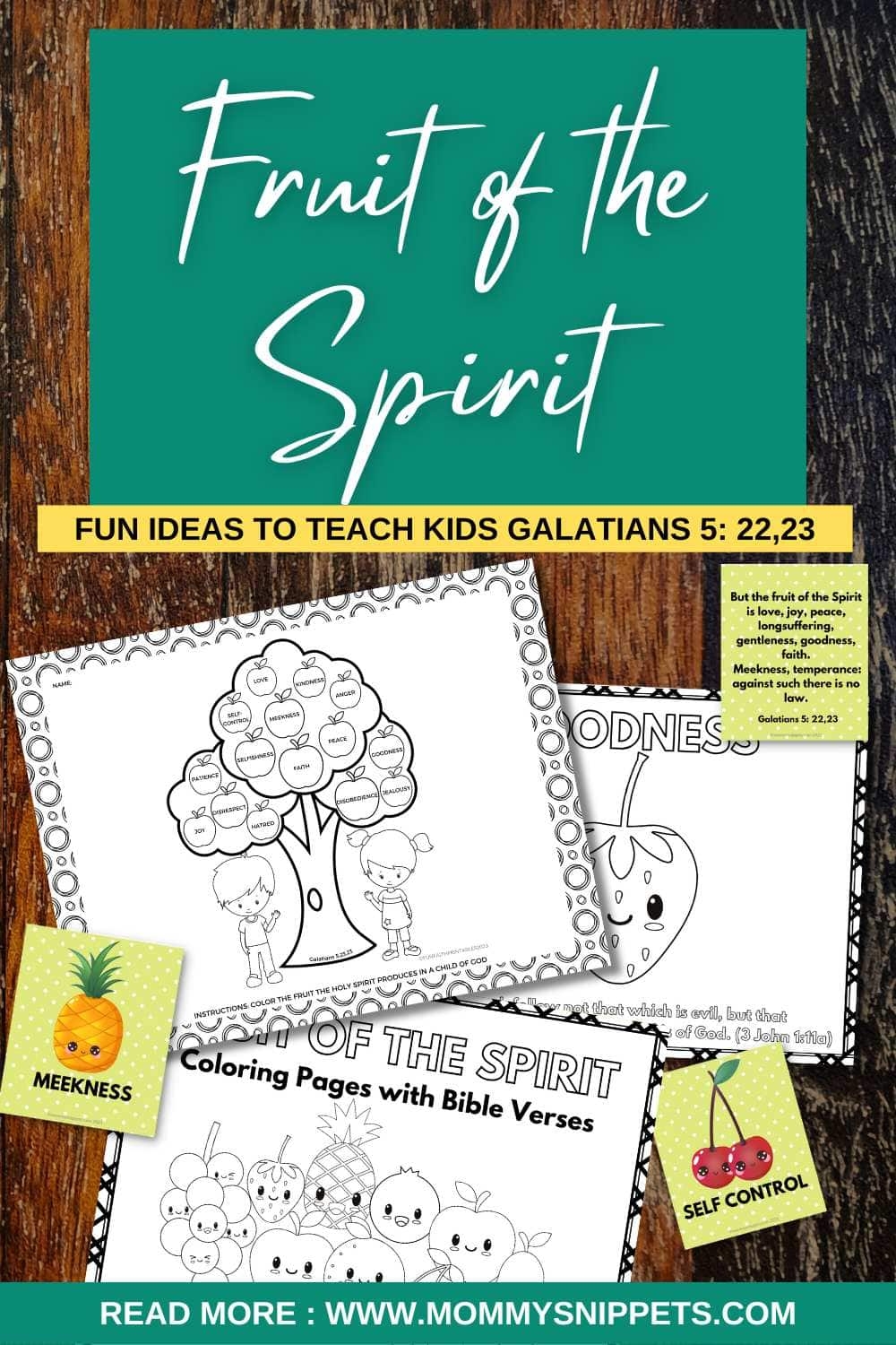 Fruit Of The Spirit Preschool Lesson