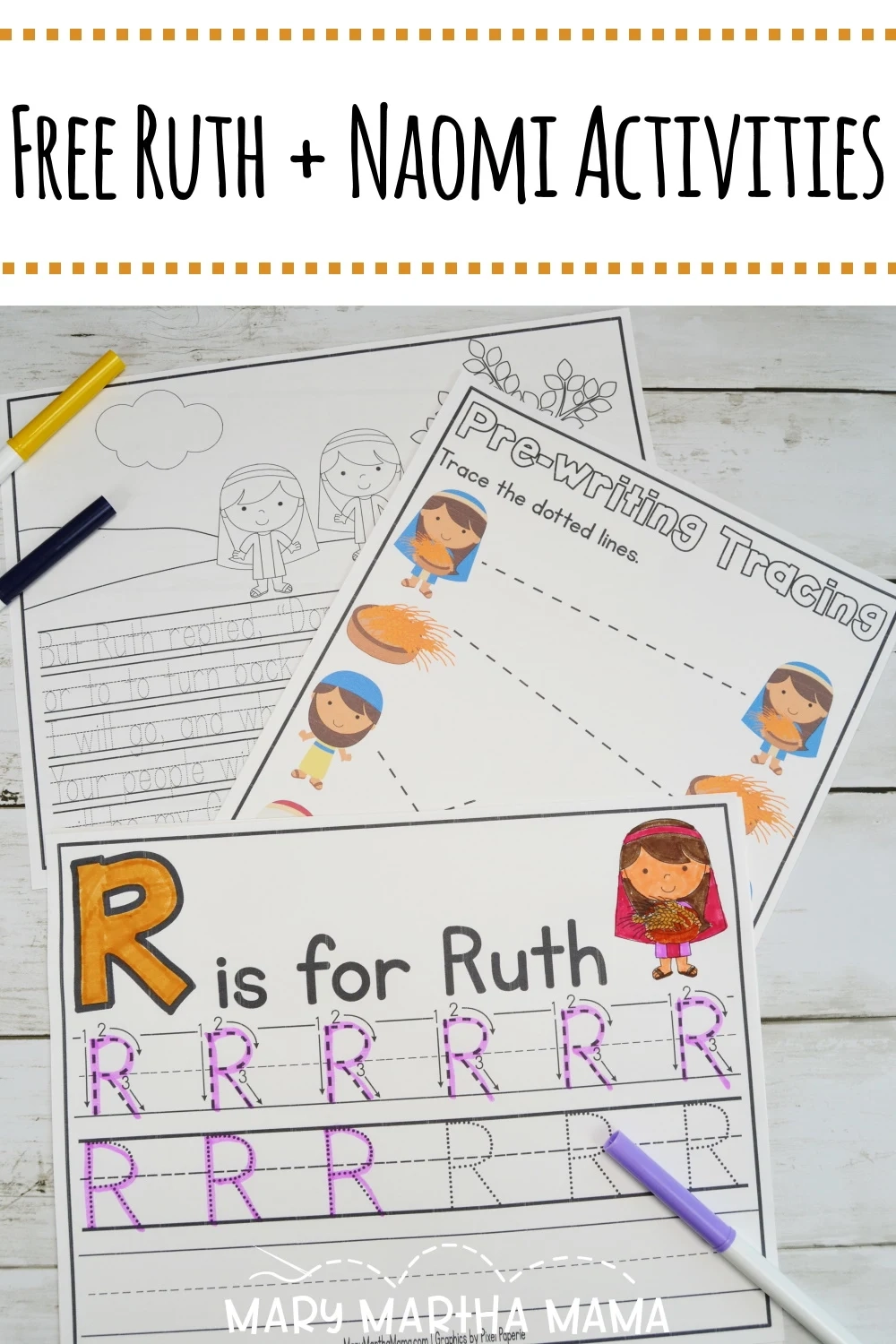 Free Preschool Bible Lessons Printables