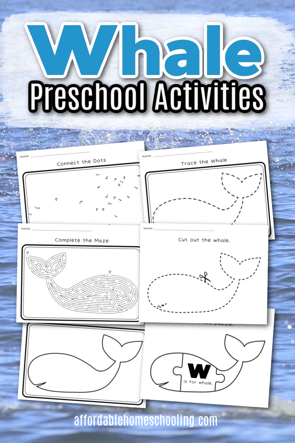 Free Printable Whale Activities For Preschoolers
