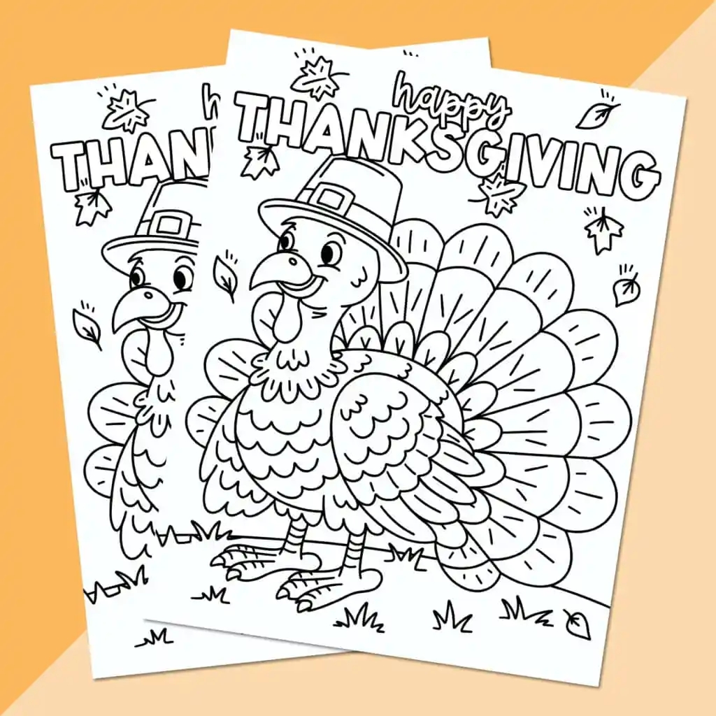 Free Thanksgiving Turkey Coloring Page Printable Pineapple Paper Co Free Thanksgiving Turkey Coloring Page Printable Pineapple Paper Co