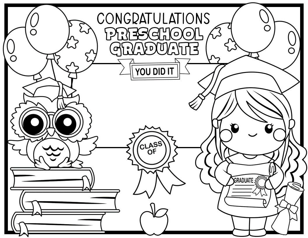 Preschool Coloring Printables