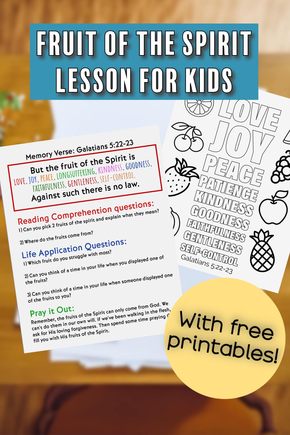 Fruit Of The Spirit Lesson For Kids With Free Printables Eat Or Drink Fruit Of The Spirit Lesson For Kids With Free Printables Eat Or Drink
