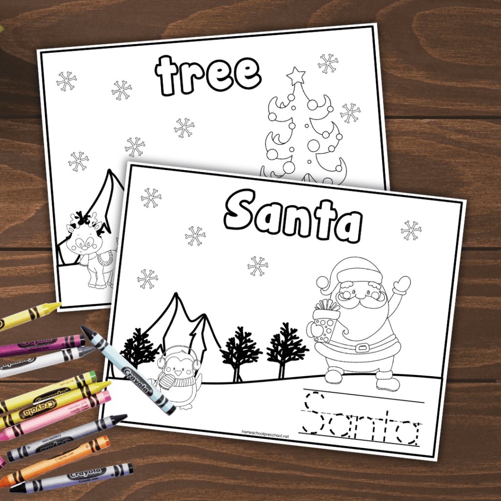 Fun Christmas Preschool Coloring Pages For Holiday Joy