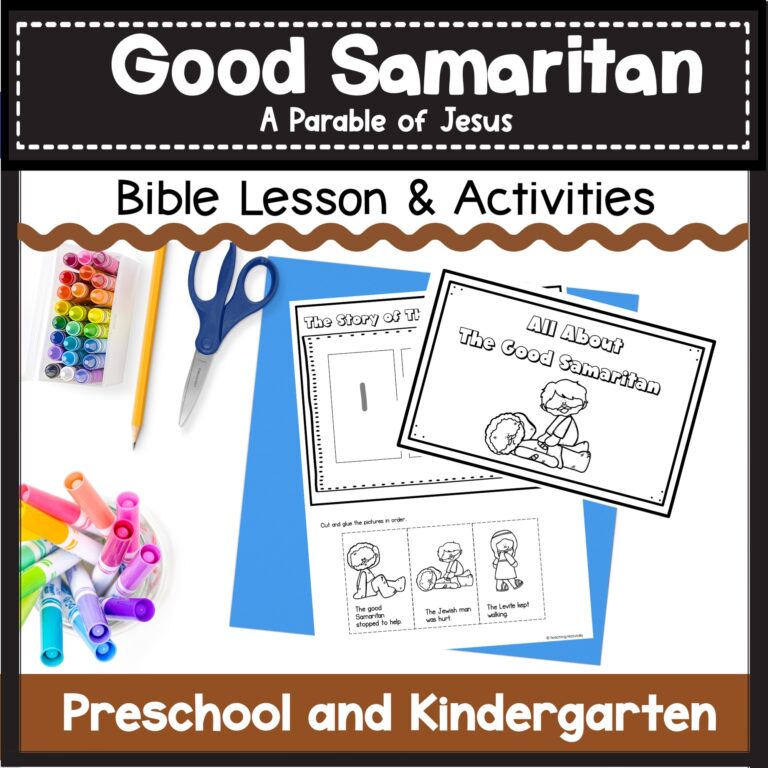 Good Samaritan Bible Lesson For Preschool And Kindergarten Made By Teachers