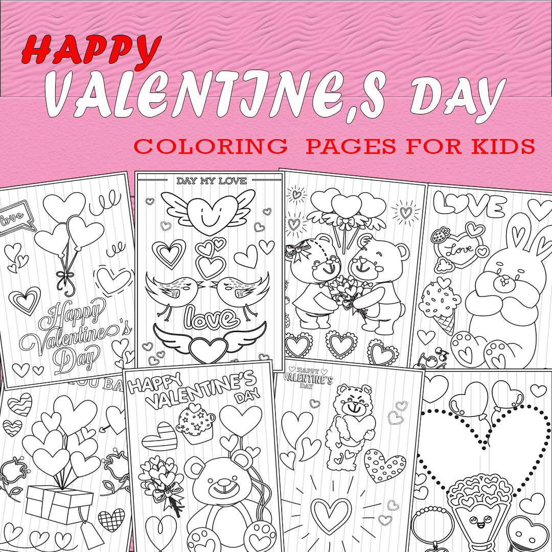HAPPY Valentine s Day Coloring Pages For Preschool Pre K Kindergarten Made By Teachers HAPPY Valentine s Day Coloring Pages For Preschool Pre K Kindergarten Made By Teachers