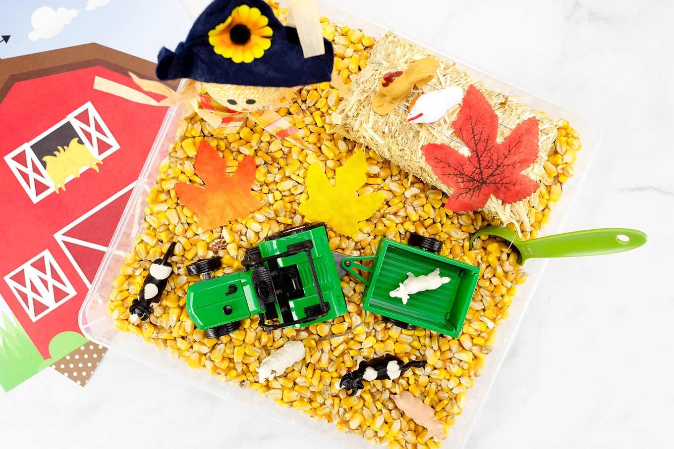 Harvest Sensory Bin Fireflies And Mud Pies