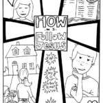 How Do I Follow Jesus Gospel Coloring Page