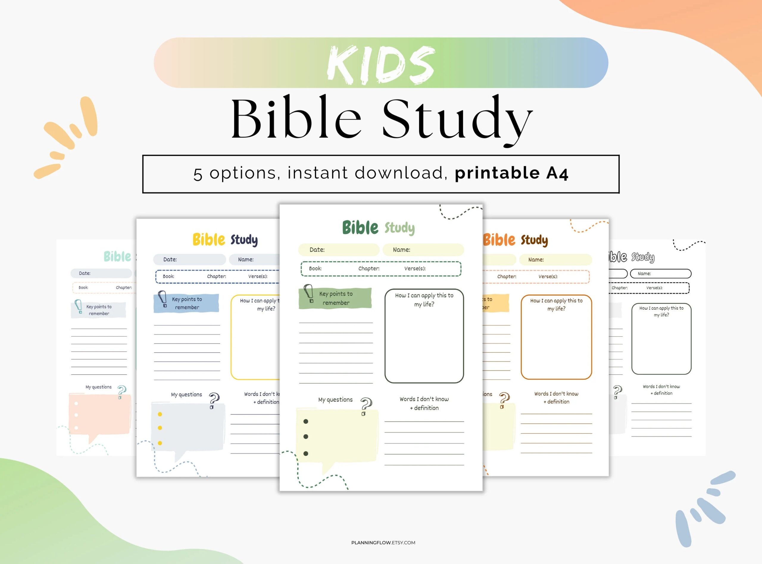Kids Bible Study Printable Christian Printable For Kids Prayer 