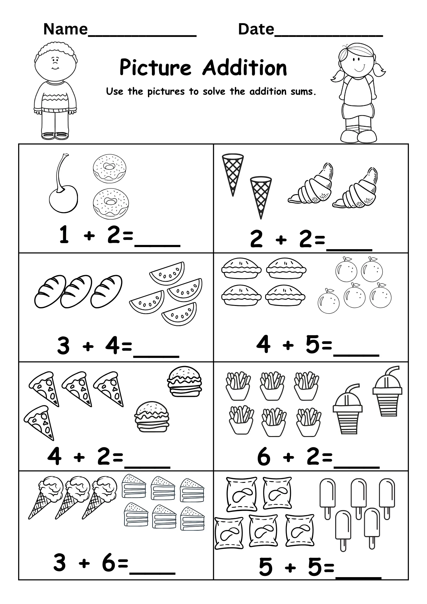 Free Preschool Worksheets Age 4-5 Free Preschool Worksheets Age 4-5