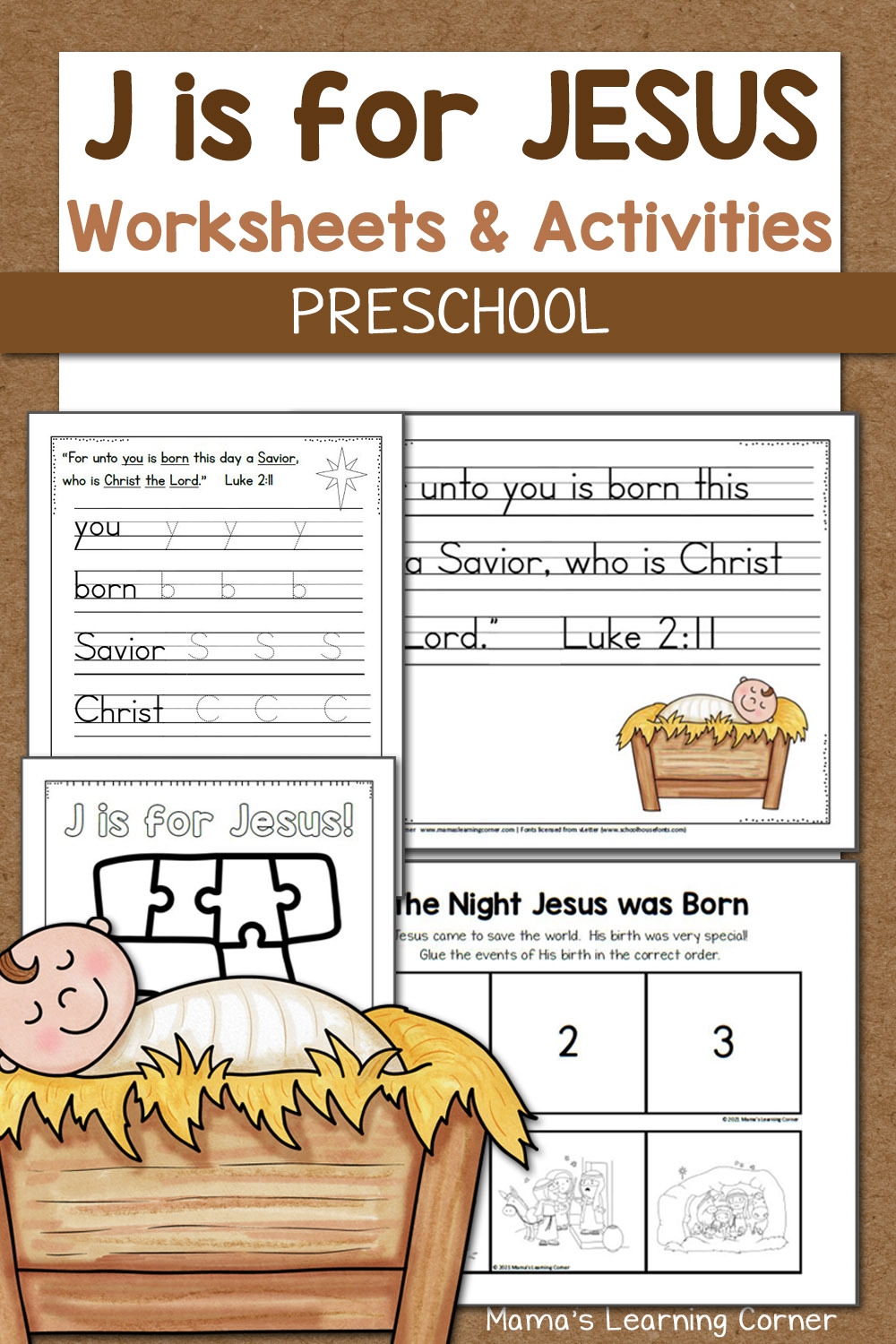 Nativity Worksheets For Preschool Mamas Learning Corner Nativity Worksheets For Preschool Mamas Learning Corner
