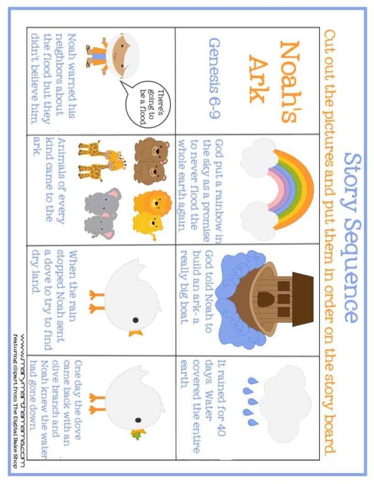 Noah s Ark Activities Free Printables Mary Martha Mama