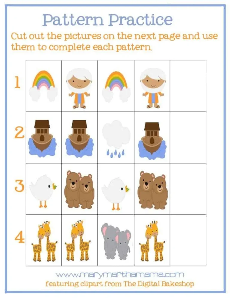 Noah s Ark Activities Free Printables Mary Martha Mama