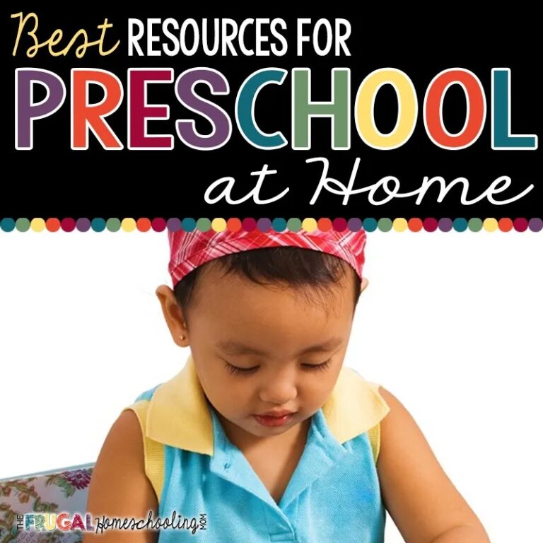 Pre K Homeschool Curriculum Free Resources For Ages 3 4 Free Homeschooling The Frugal Homeschooling Mom
