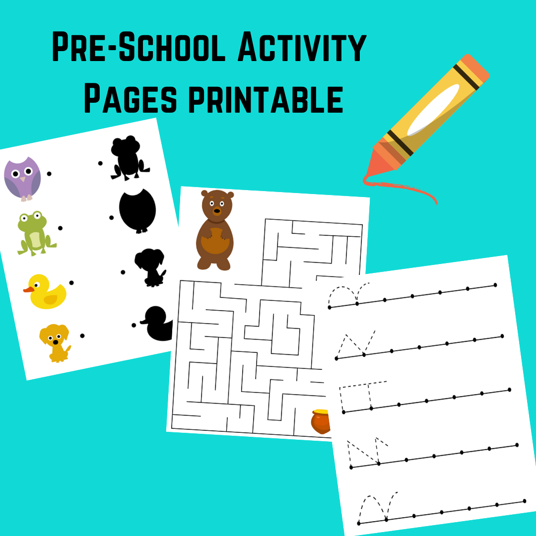 Activity Pages Preschool Activity Pages Preschool
