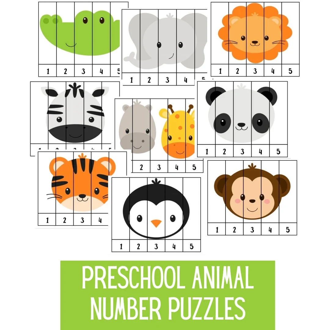 Printable Puzzles For Preschoolers