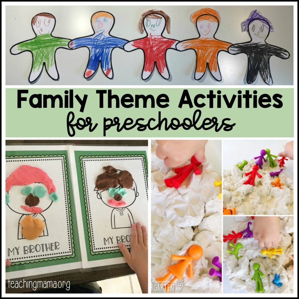 Printable Family Activities For Preschoolers